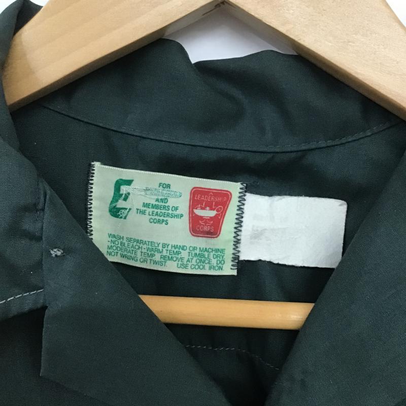 古着 USED シャツ、ブラウス 半袖 半袖シャツ 刺繍シャツ 古着 ロゴ、文字 緑 / グリーン / green メンズ USED 古着 中古 10162149