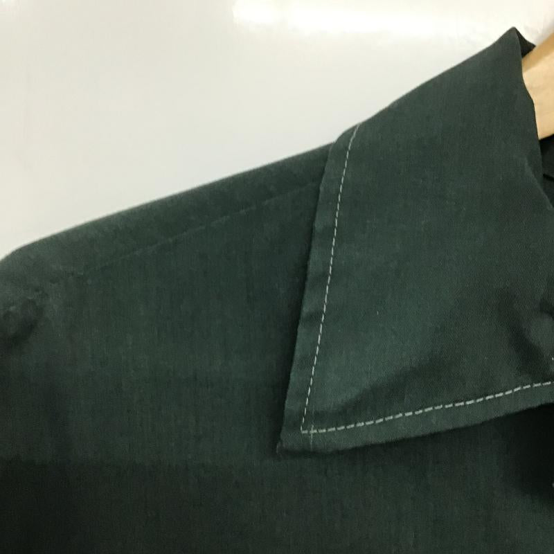 古着 USED シャツ、ブラウス 半袖 半袖シャツ 刺繍シャツ 古着 ロゴ、文字 緑 / グリーン / green メンズ USED 古着 中古 10162149