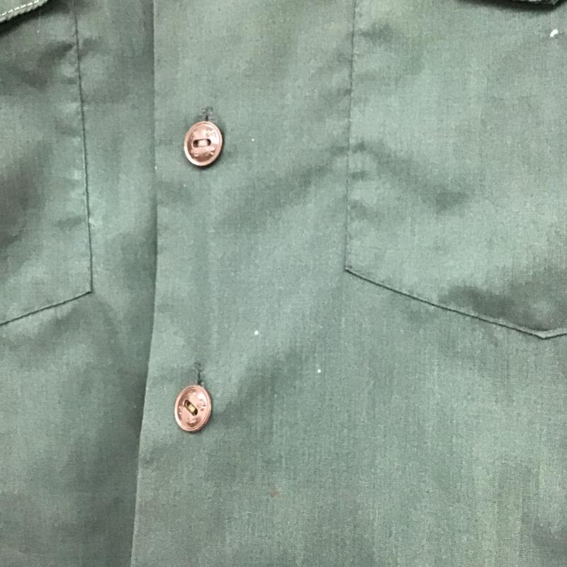 古着 USED シャツ、ブラウス 半袖 半袖シャツ 刺繍シャツ 古着 ロゴ、文字 緑 / グリーン / green メンズ USED 古着 中古 10162149