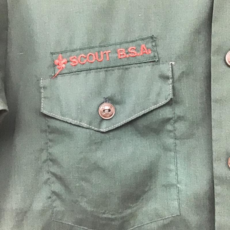 古着 USED シャツ、ブラウス 半袖 半袖シャツ 刺繍シャツ 古着 ロゴ、文字 緑 / グリーン / green メンズ USED 古着 中古 10162149