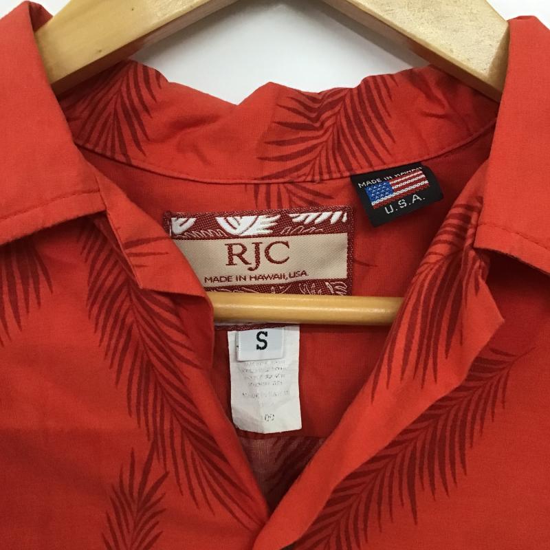古着 USED シャツ、ブラウス 半袖 半袖シャツ プリントシャツ ポケットシャツ S プリント 赤 / レッド / red メンズ USED 古着 中古 10162152