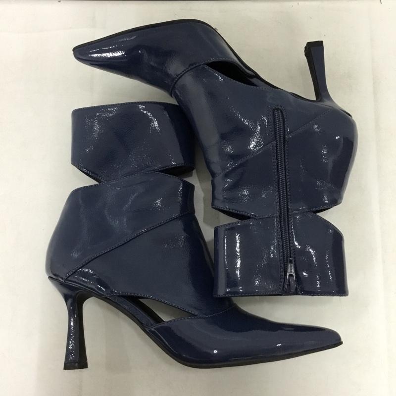 リエンダ rienda ブーツ ショートブーツ L 無地 青 / ブルー / blue レディース USED 古着 中古 10162154