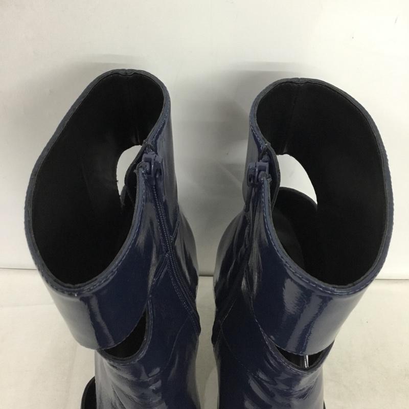 リエンダ rienda ブーツ ショートブーツ L 無地 青 / ブルー / blue レディース USED 古着 中古 10162154