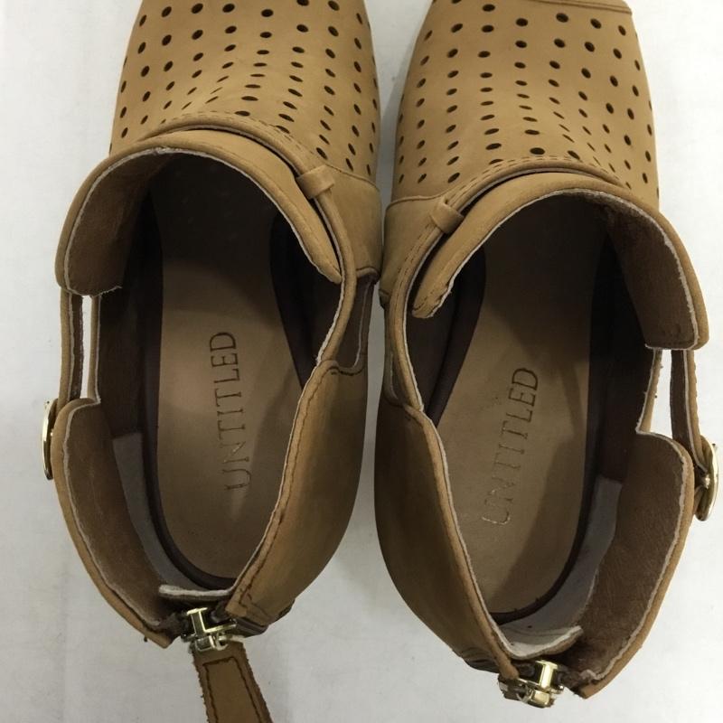 アンタイトル UNTITLED サンダル サンダル 8813 ブーツサンダル 23.5 23.5cm  茶 / ブラウン / brown レディース USED 古着 中古 10162157