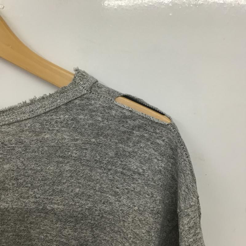 チャンピオン Champion Tシャツ 半袖 半袖カットソー プリントTシャツ クルーネックカットソー L ロゴ、文字 灰 / グレー / gray メンズ USED 古着 中古 10162159