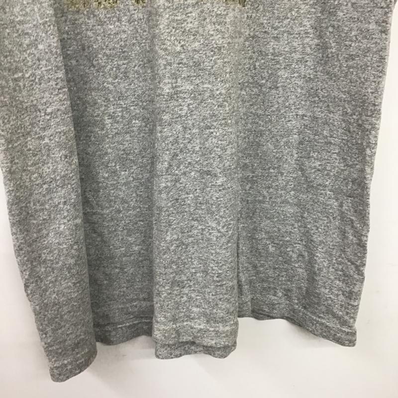 チャンピオン Champion Tシャツ 半袖 半袖カットソー プリントTシャツ クルーネックカットソー L ロゴ、文字 灰 / グレー / gray メンズ USED 古着 中古 10162159