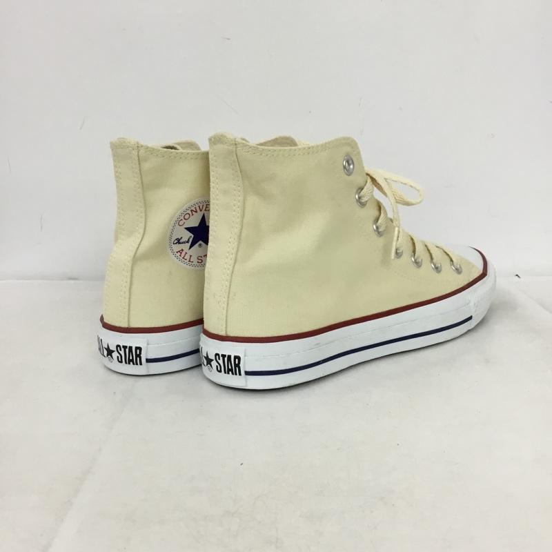 コンバース CONVERSE スニーカー スニーカー 1706 ハイカット 24.5cm 24.5cm ロゴ、文字 アイボリー / アイボリー / レディース USED 古着 中古 10162160