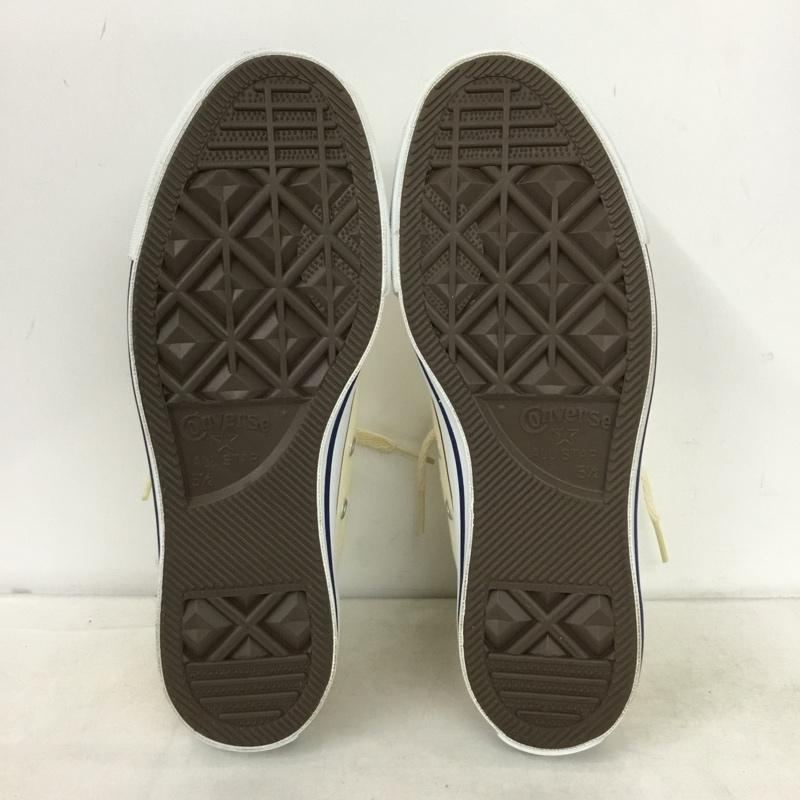 コンバース CONVERSE スニーカー スニーカー 1706 ハイカット 24.5cm 24.5cm ロゴ、文字 アイボリー / アイボリー / レディース USED 古着 中古 10162160