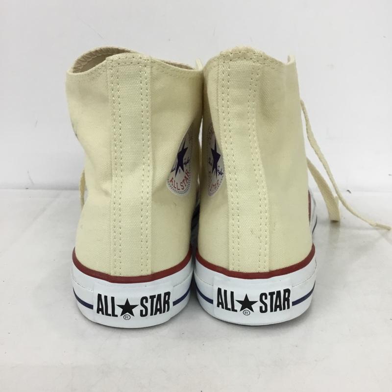 コンバース CONVERSE スニーカー スニーカー 1706 ハイカット 24.5cm 24.5cm ロゴ、文字 アイボリー / アイボリー / レディース USED 古着 中古 10162160