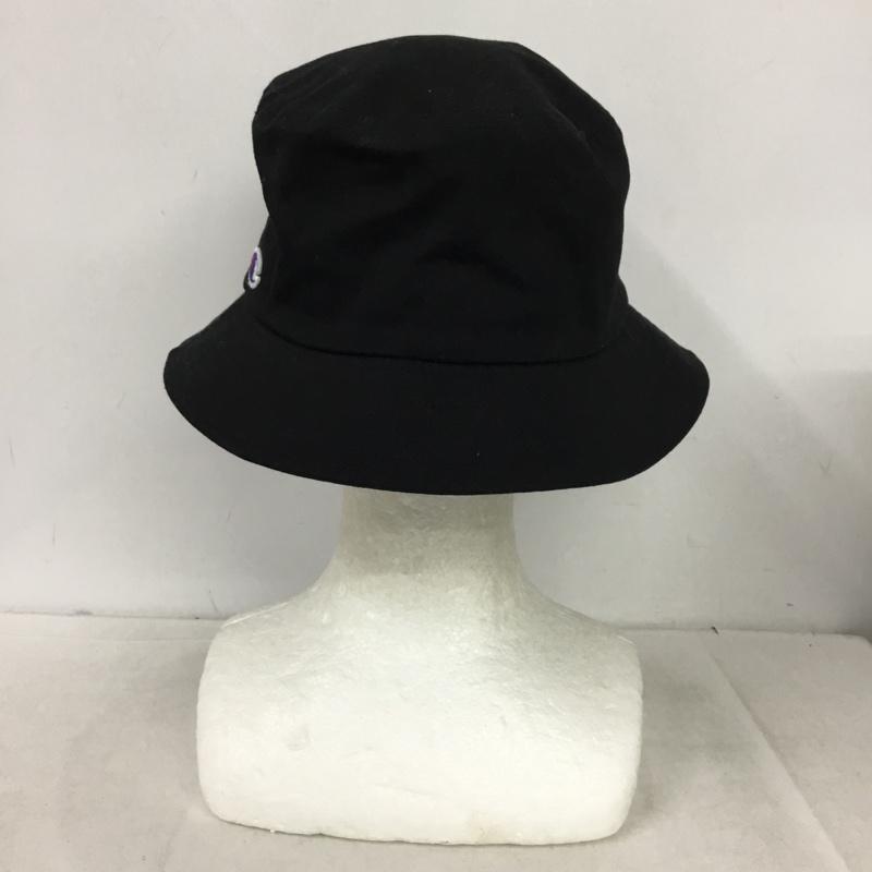 チャンピオン Campion 帽子 ハット FREE ロゴ、文字 黒 / ブラック / black メンズ USED 古着 中古 10162170