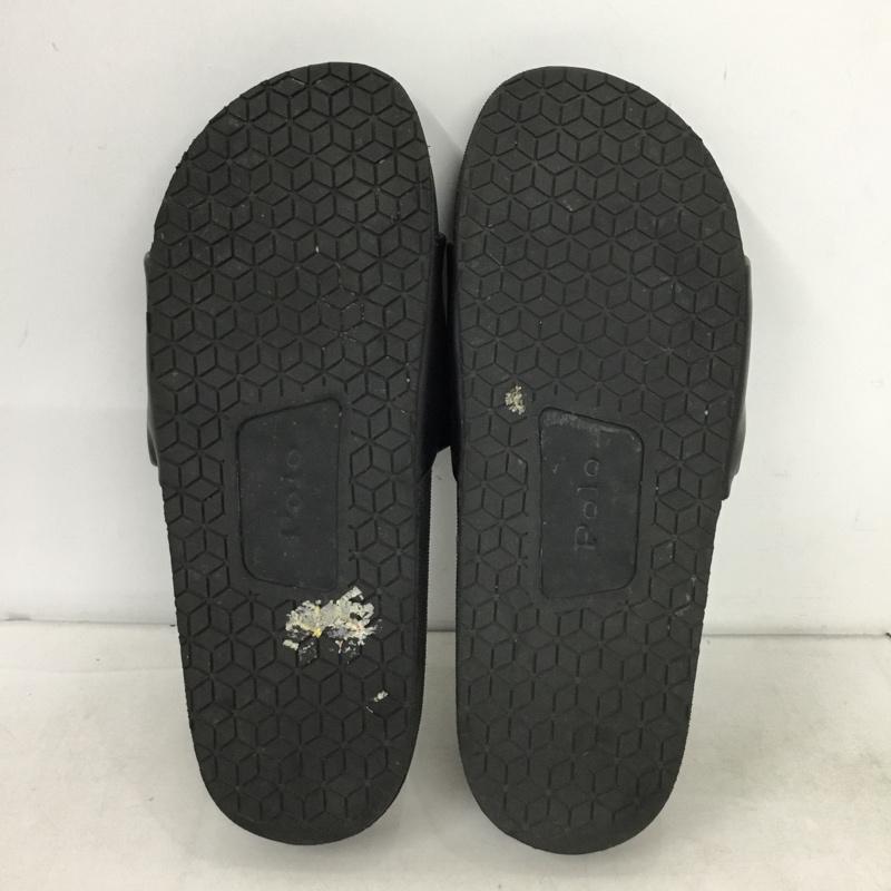 ポロ POLO サンダル サンダル ワンポイント 黒 / ブラック / black メンズ USED 古着 中古 10162171