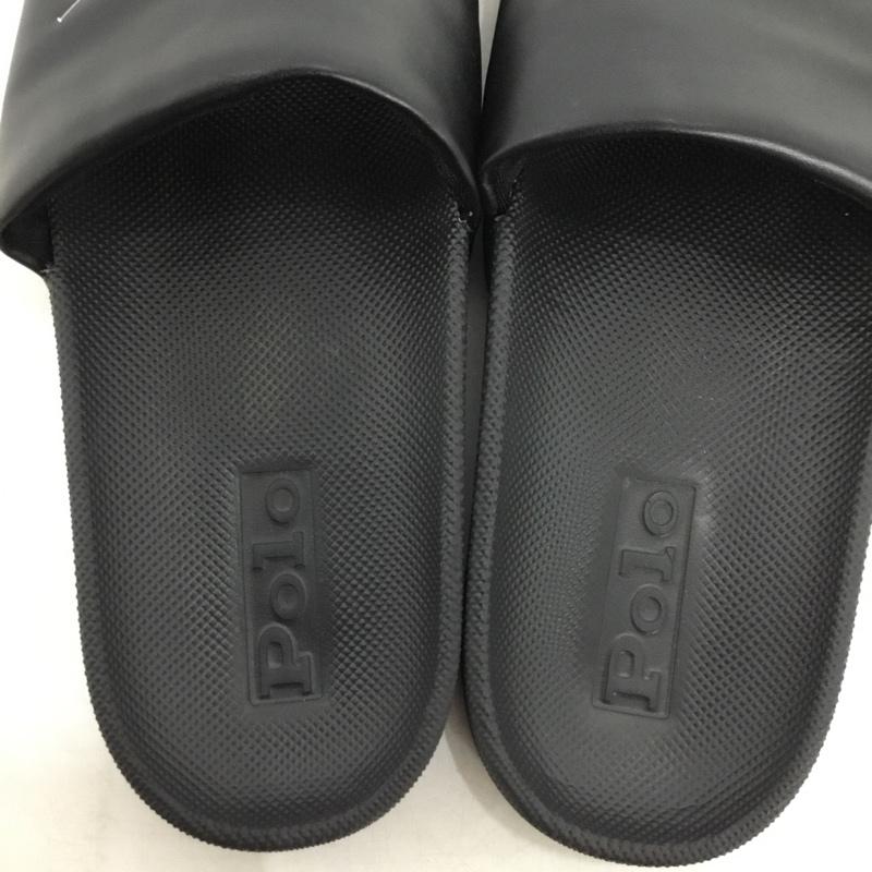 ポロ POLO サンダル サンダル ワンポイント 黒 / ブラック / black メンズ USED 古着 中古 10162171