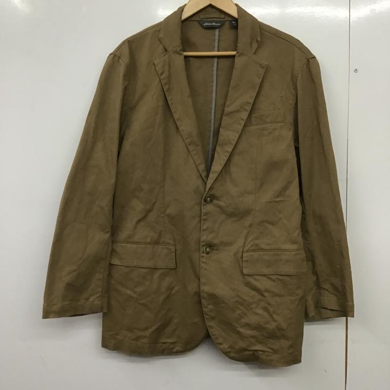 エディーバウアー Eddie Bauer ジャケット、上着 ジャケット、ブレザー カジュアルジャケット アウター カラージャケット S 無地 茶 / ブラウン / brown メンズ USED 古着 中古 10162172