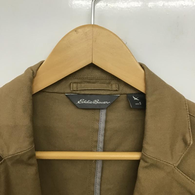 エディーバウアー Eddie Bauer ジャケット、上着 ジャケット、ブレザー カジュアルジャケット アウター カラージャケット S 無地 茶 / ブラウン / brown メンズ USED 古着 中古 10162172
