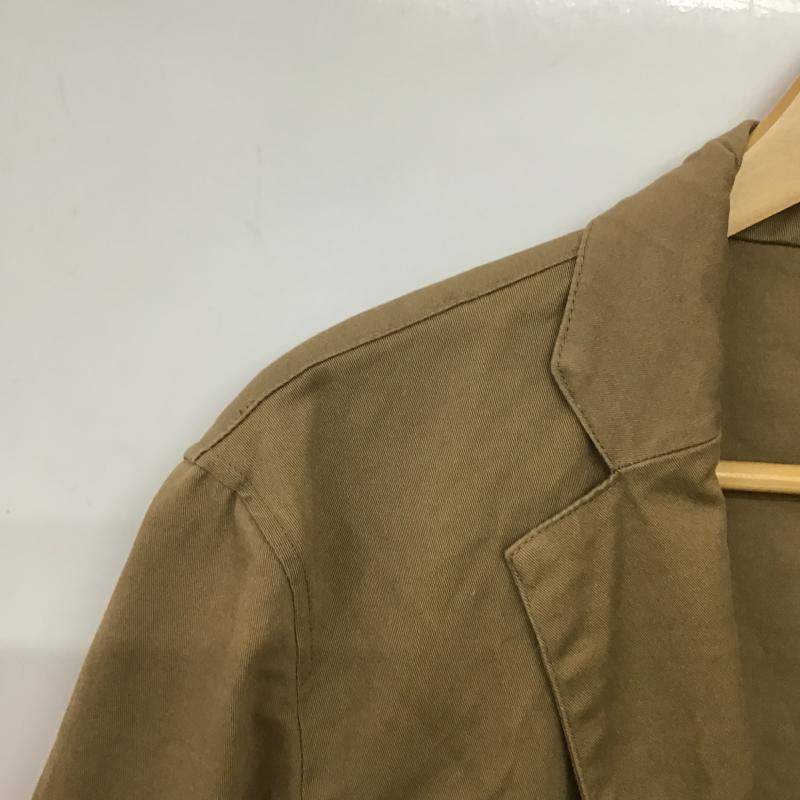 エディーバウアー Eddie Bauer ジャケット、上着 ジャケット、ブレザー カジュアルジャケット アウター カラージャケット S 無地 茶 / ブラウン / brown メンズ USED 古着 中古 10162172
