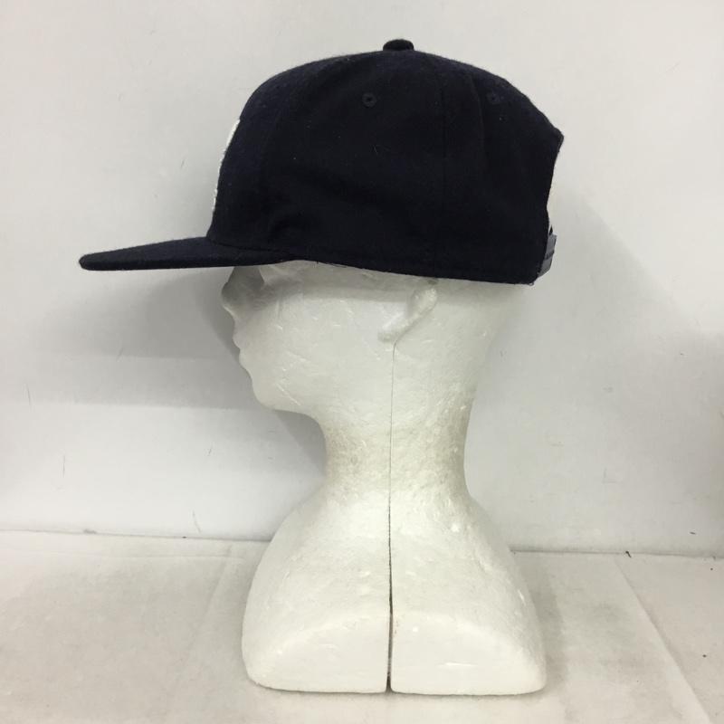 アディダス adidas 帽子 キャップ ONE SIZE ロゴ、文字 紺 / ネイビー / navy メンズ USED 古着 中古 10162173