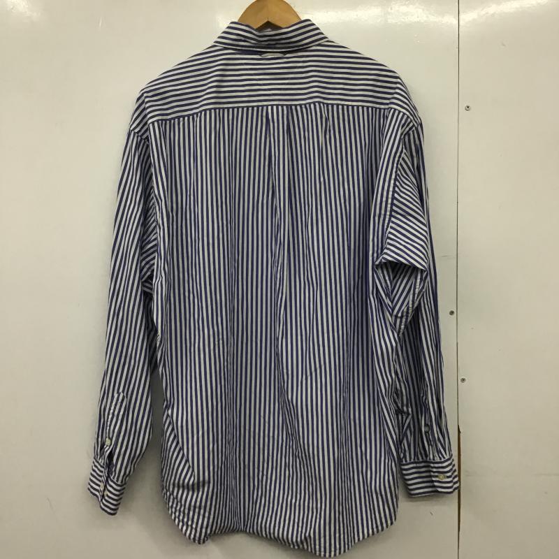 トミーヒルフィガー TOMMY HILFIGER シャツ、ブラウス 長袖 長袖シャツ ストライプシャツ カラーシャツ XL ストライプ 白 / ホワイト / white X 水色 / ライトブルー / メンズ USED 古着 中古 10162175