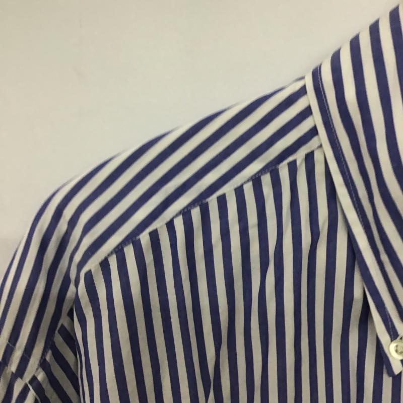 トミーヒルフィガー TOMMY HILFIGER シャツ、ブラウス 長袖 長袖シャツ ストライプシャツ カラーシャツ XL ストライプ 白 / ホワイト / white X 水色 / ライトブルー / メンズ USED 古着 中古 10162175