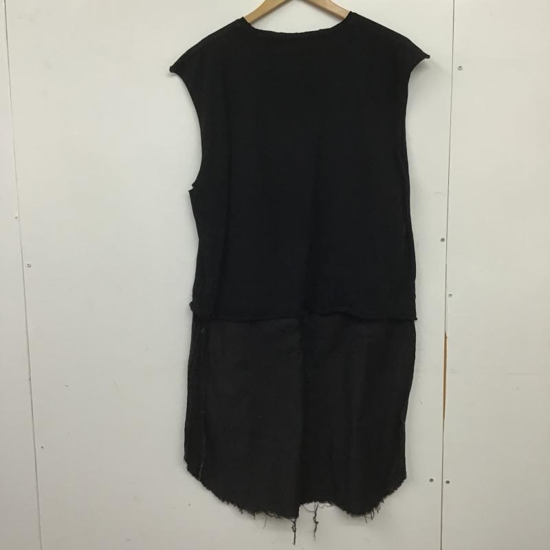 バナル シック ビザール banal chic bizarre カットソー 半袖 半袖カットソー ノースリーブカットソー 無地 黒 / ブラック / black メンズ USED 古着 中古 10162176
