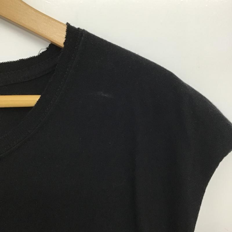 バナル シック ビザール banal chic bizarre カットソー 半袖 半袖カットソー ノースリーブカットソー 無地 黒 / ブラック / black メンズ USED 古着 中古 10162176