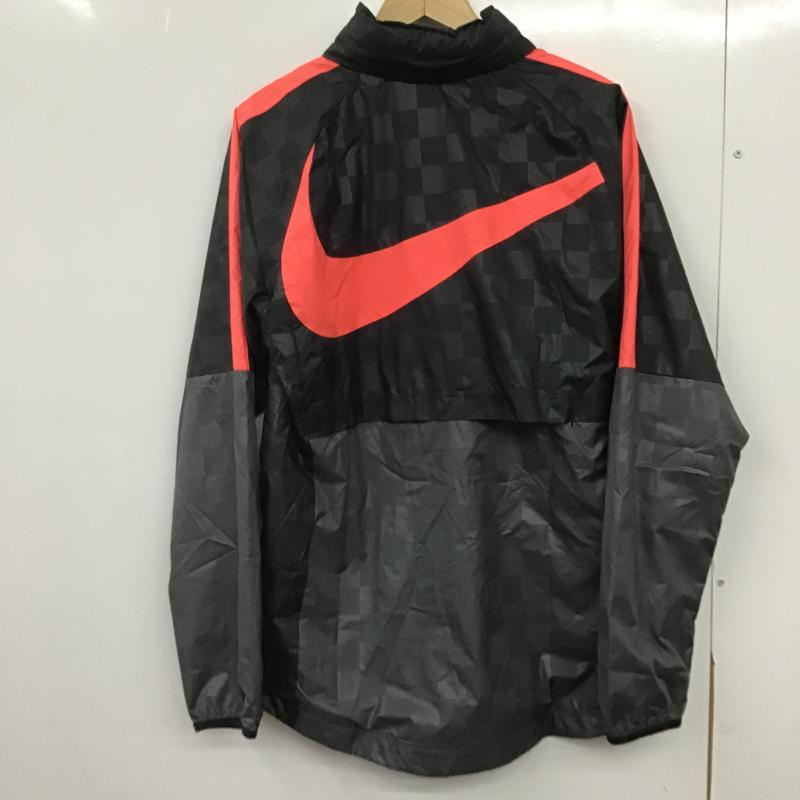 ナイキ NIKE ジャケット、上着 ジャンパー、ブルゾン M チェック X ロゴ、文字 ダークグレー / ダークグレー / メンズ USED 古着 中古 10162179