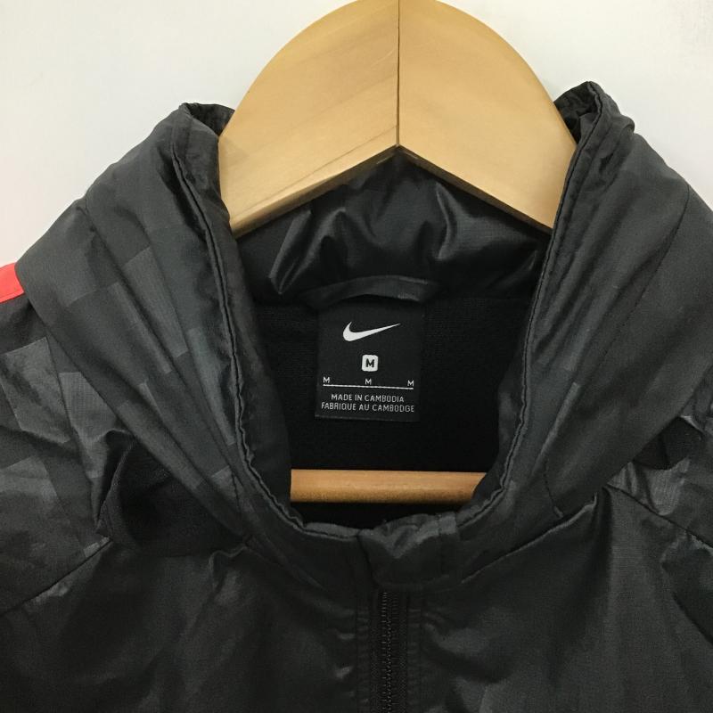 ナイキ NIKE ジャケット、上着 ジャンパー、ブルゾン M チェック X ロゴ、文字 ダークグレー / ダークグレー / メンズ USED 古着 中古 10162179