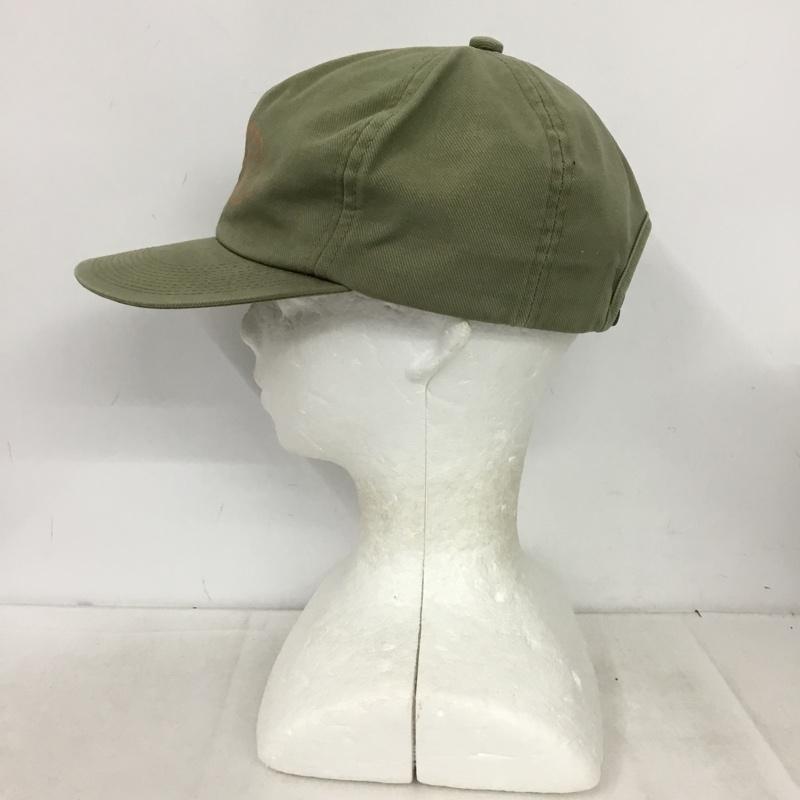 ザエイチダブリュードッグアンドコー THE H.W.DOG&CO. 帽子 キャップ ロゴ、文字 X プリント カーキ / カーキ / khaki メンズ USED 古着 中古 10162182