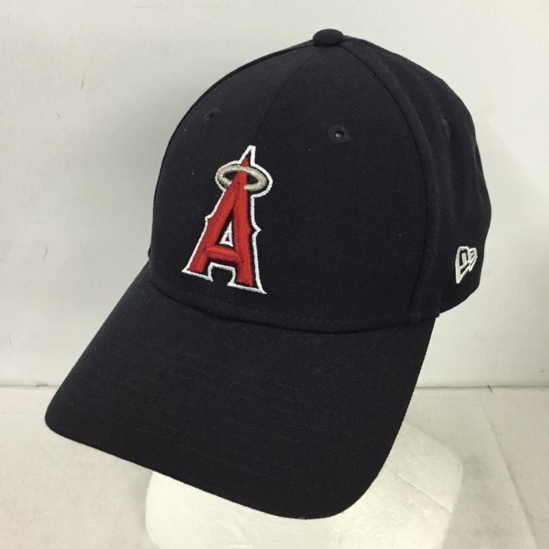 ニューエラ NEW ERA 帽子 キャップ ロゴ、文字 紺 / ネイビー / navy メンズ USED 古着 中古 10162184