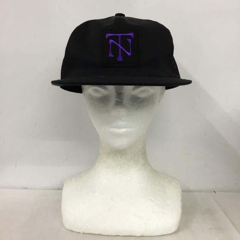ポテン POTEN 帽子 キャップ ロゴ、文字 黒 / ブラック / black メンズ USED 古着 中古 10162186