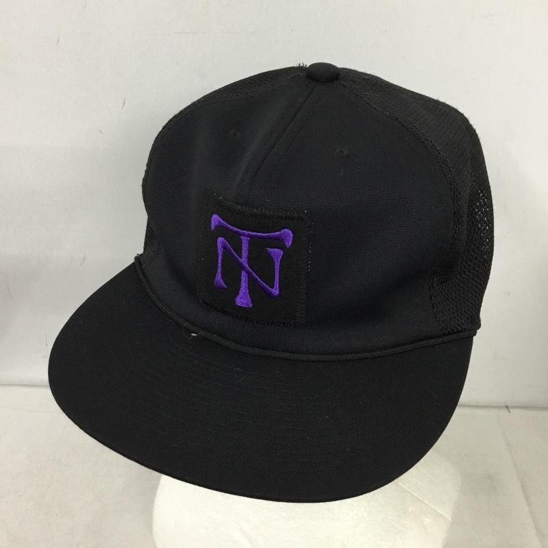 ポテン POTEN 帽子 キャップ ロゴ、文字 黒 / ブラック / black メンズ USED 古着 中古 10162186