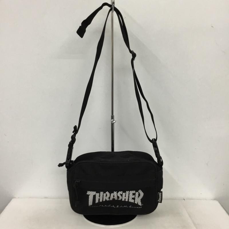 スラッシャー THRASHER ショルダーバッグ ショルダーバッグ ロゴ、文字 黒 / ブラック / black メンズ USED 古着 中古 10162190