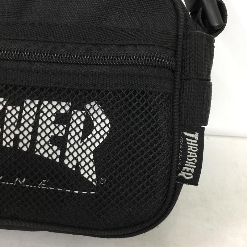 スラッシャー THRASHER ショルダーバッグ ショルダーバッグ ロゴ、文字 黒 / ブラック / black メンズ USED 古着 中古 10162190