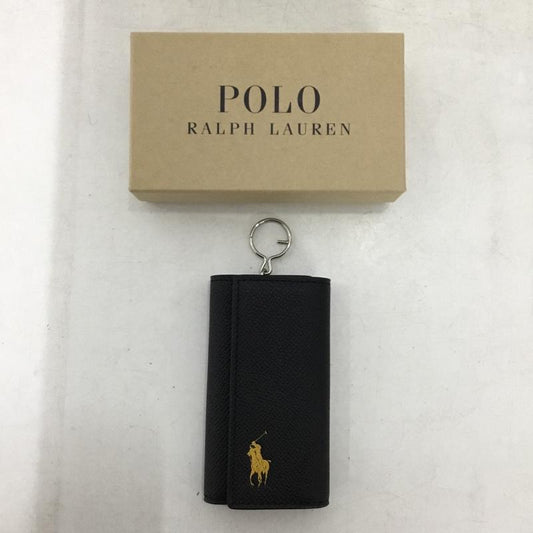 ポロラルフローレン POLO RALPH LAUREN キーケース キーケース OP-NCP207 プリント 黒 / ブラック / black X 黄 / イエロー / yellow メンズ USED 古着 中古 10162191