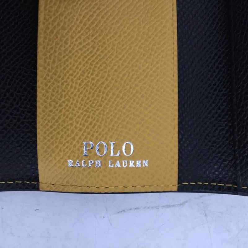 ポロラルフローレン POLO RALPH LAUREN キーケース キーケース OP-NCP207 プリント 黒 / ブラック / black X 黄 / イエロー / yellow メンズ USED 古着 中古 10162191
