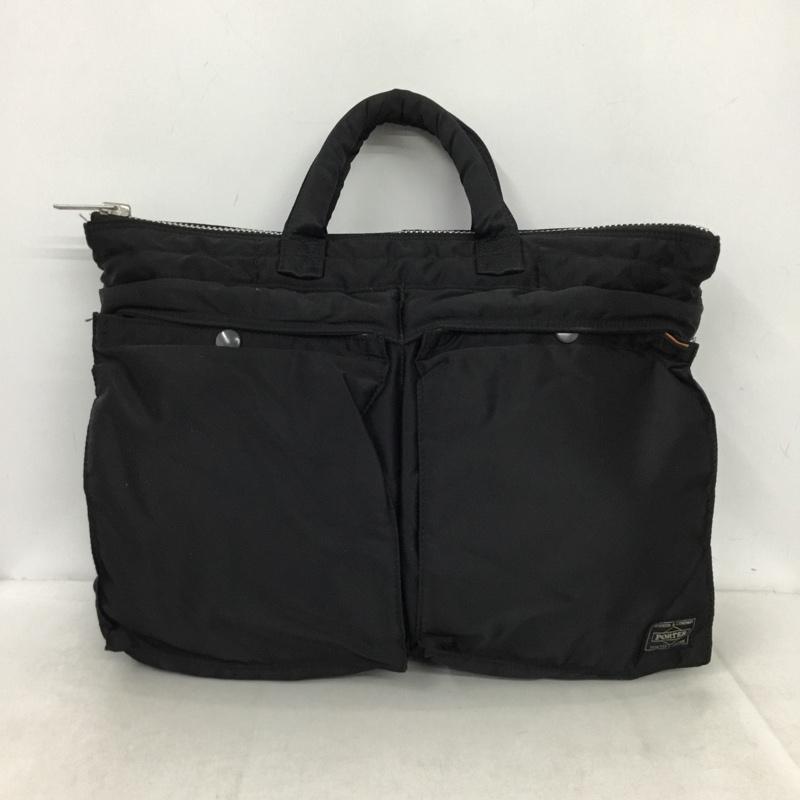 ポーター PORTER ハンドバッグ ハンドバッグ タンカー 無地 黒 / ブラック / black メンズ USED 古着 中古 10162204