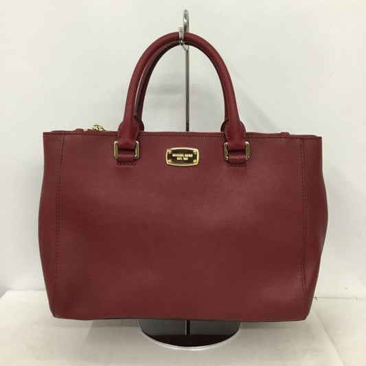 マイケルコース MICHAEL KORS ハンドバッグ ハンドバッグ 無地 赤 / レッド / red レディース USED 古着 中古 10162205