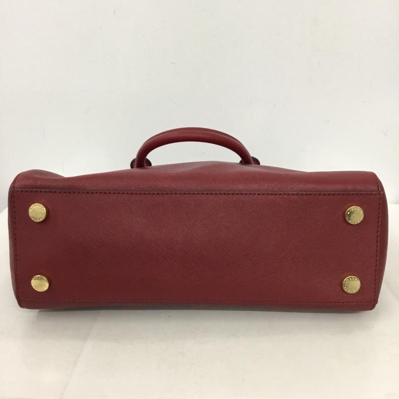 マイケルコース MICHAEL KORS ハンドバッグ ハンドバッグ 無地 赤 / レッド / red レディース USED 古着 中古 10162205