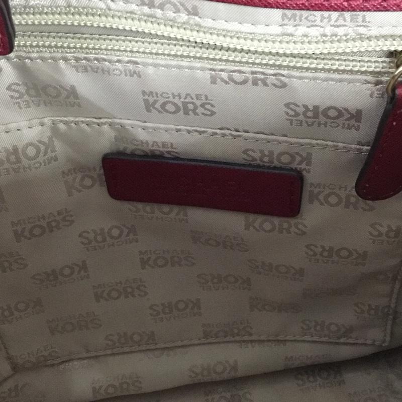 マイケルコース MICHAEL KORS ハンドバッグ ハンドバッグ 無地 赤 / レッド / red レディース USED 古着 中古 10162205