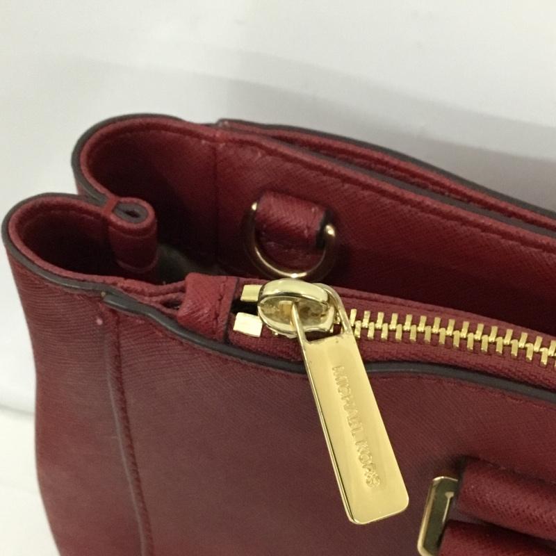 マイケルコース MICHAEL KORS ハンドバッグ ハンドバッグ 無地 赤 / レッド / red レディース USED 古着 中古 10162205