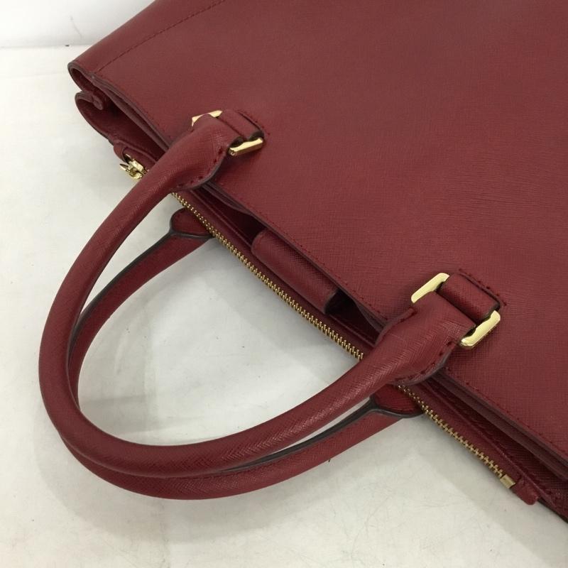 マイケルコース MICHAEL KORS ハンドバッグ ハンドバッグ 無地 赤 / レッド / red レディース USED 古着 中古 10162205