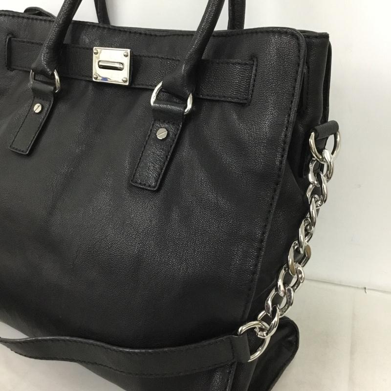 マイケルコース MICHAEL KORS トートバッグ トートバッグ 無地 黒 / ブラック / black レディース USED 古着 中古 10162206