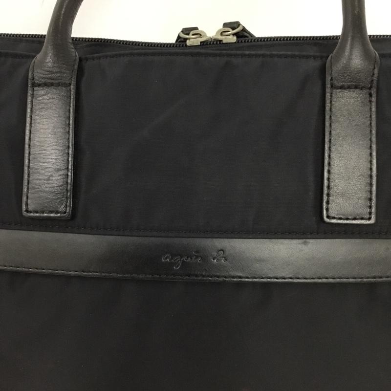 アニエスベー ボヤージュ agnes b. VOYAGE ハンドバッグ ハンドバッグ ビジネスバック 無地 黒 / ブラック / black レディース USED 古着 中古 10162208