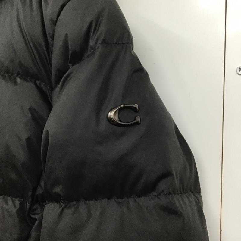 コーチ COACH コート ダウンコート F34152 ミッド ダウンジャケット ロングダウンコート XS 無地 黒 / ブラック / black レディース USED 古着 中古 10162221