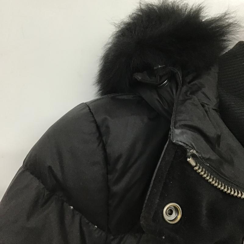 コーチ COACH コート ダウンコート F34152 ミッド ダウンジャケット ロングダウンコート XS 無地 黒 / ブラック / black レディース USED 古着 中古 10162221