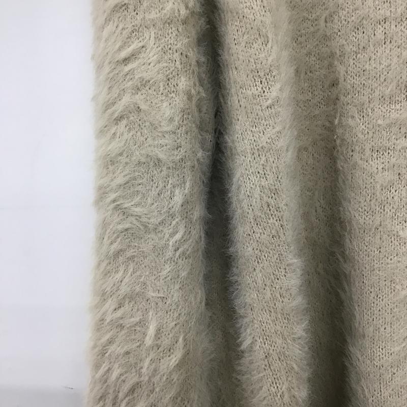 グローバルワーク GLOBAL WORK ニット、セーター 長袖 L 無地 ベージュ / ベージュ / beige レディース USED 古着 中古 10162236
