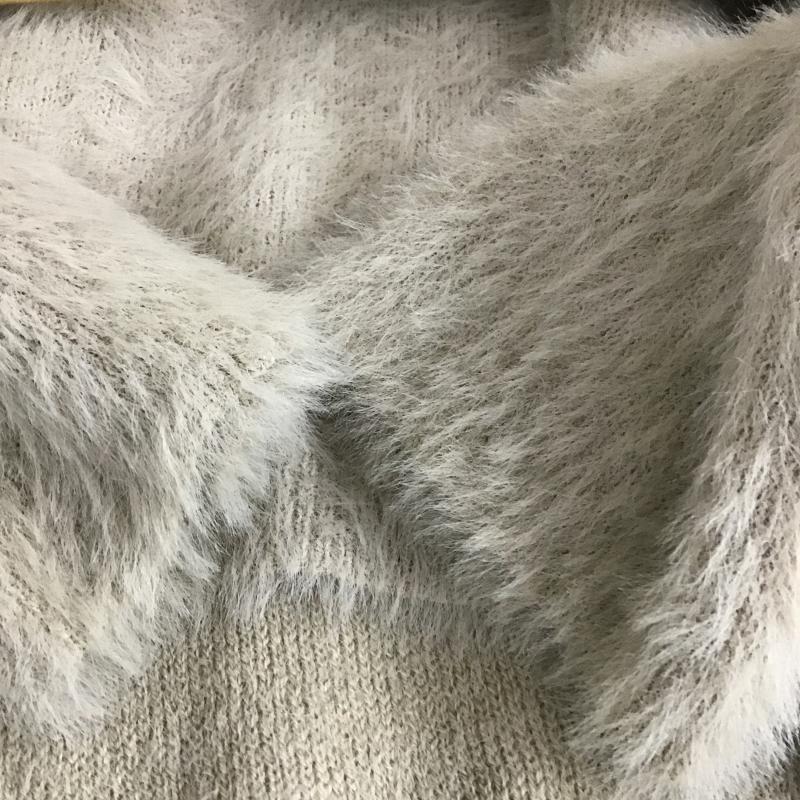 グローバルワーク GLOBAL WORK ニット、セーター 長袖 L 無地 ベージュ / ベージュ / beige レディース USED 古着 中古 10162236