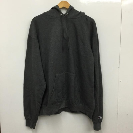 チャンピオン Champion パーカー 長袖 長袖パーカー プルオーバーパーカー スウェット XL 無地 ダークグレー / ダークグレー / メンズ USED 古着 中古 10162257