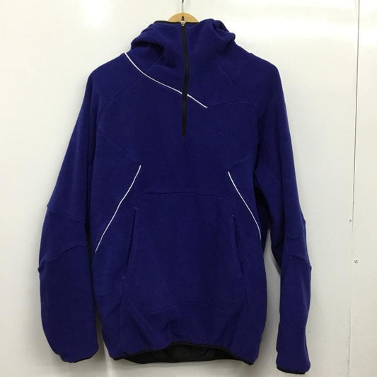 デサント DESCENTE ジャケット、上着 ジャンパー、ブルゾン フリースジャケット プルオーバー パーカー M 無地 青 / ブルー / blue メンズ USED 古着 中古 10162261