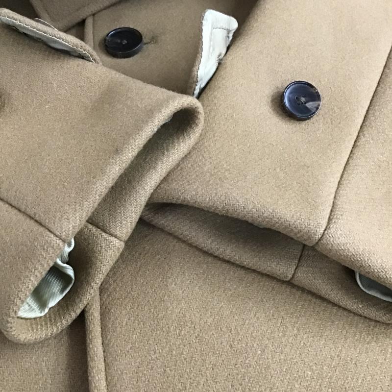 エディフィス EDIFICE コート コート一般 ショートコート アウター カジュアルジャケット 44 無地 ベージュ / ベージュ / beige メンズ USED 古着 中古 10162308