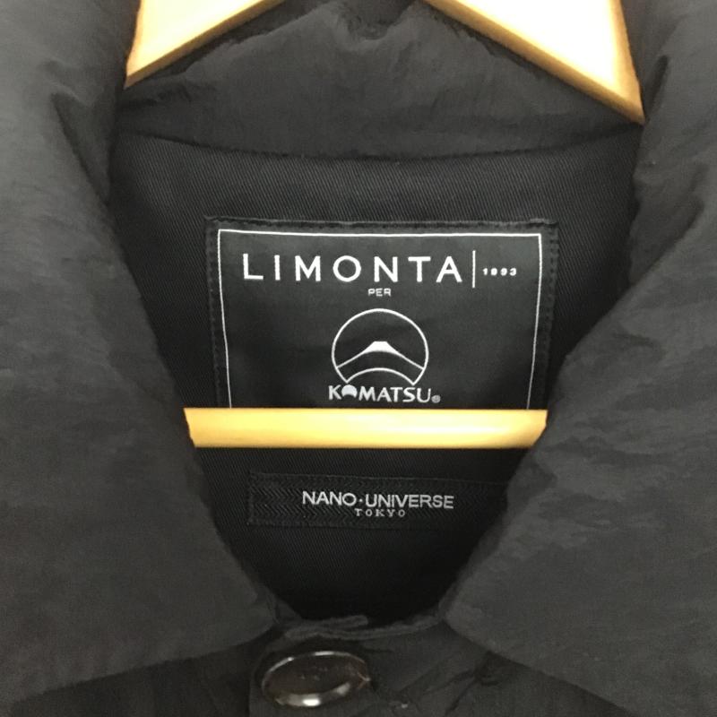 リモンタ LIMONTA ジャケット、上着 ジャンパー、ブルゾン ジップアップジャケット ナイロンジャケット アウター 46 無地 黒 / ブラック / black メンズ USED 古着 中古 10162329